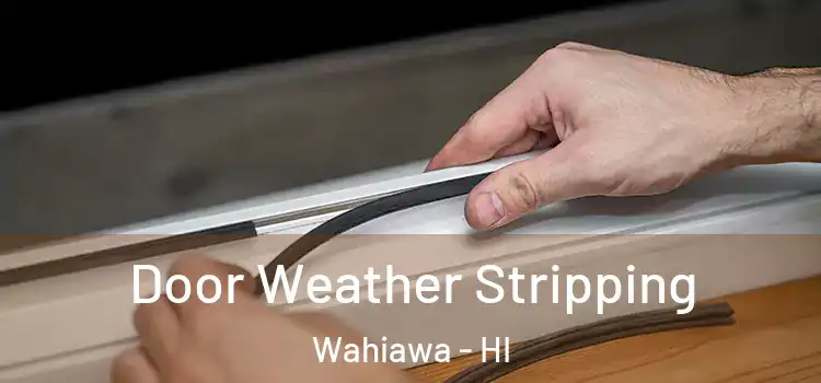 Door Weather Stripping Wahiawa - HI