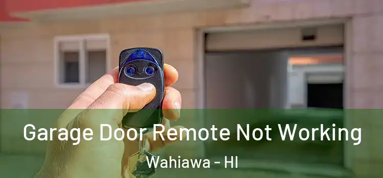  Garage Door Remote Not Working Wahiawa - HI